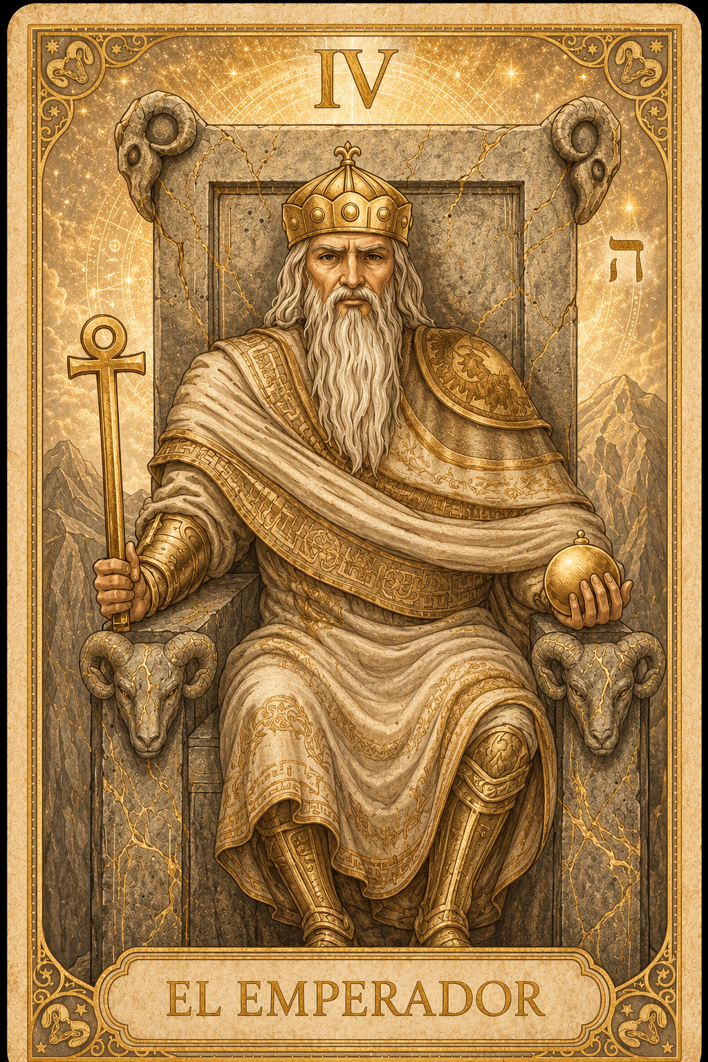 Carta de tarot El Emperador
